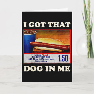 Carte J'ai Ce Chien En Moi Drôle Combo 4 Juillet Vinta