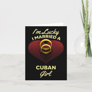 Carte J'ai de la chance d'avoir épousé un mari Mariage c