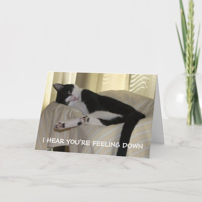 Carte J'ai entendu dire que tu te sens mal (Devant)