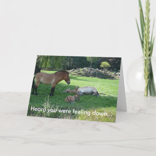 Carte J'ai entendu dire que tu te sentais mal... (Devant)