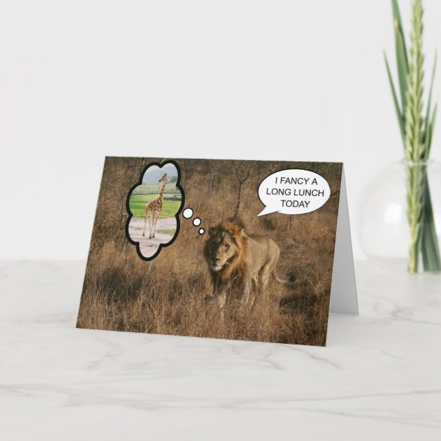 Carte J'ai envie d'un long déjeuner (Devant)