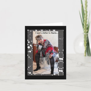Carte J'ai envoyé une lettre à Père Noël pour une nouvel