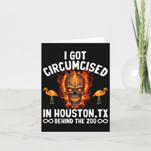 Carte J'Ai Été Circumé À Houston T