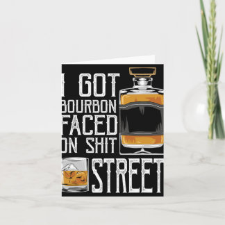 Carte J'ai eu la rue au visage de bourbon - Whisky & Bou