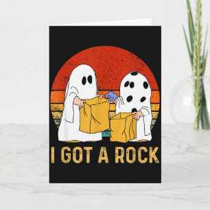 Carte J'ai eu un T-shirt Rock Halloween Trick Or Treat F