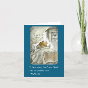 Carte J'ai fait cela dit Grenouille et il a barré Éveil