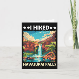 Carte J'ai fait de la randonnée Havasupai Falls Grand Ca