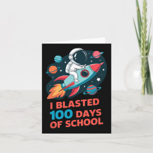 Carte J'Ai Frappé Mon Chemin Pendant 100 Jours D'École D