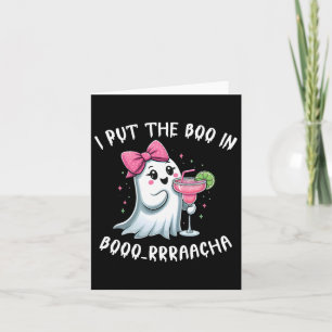 Carte J'Ai Mis Le Boo Dans Booracha Drôle Halloween Ghos