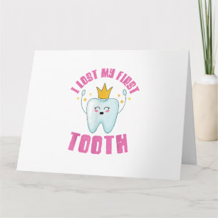 Carte J'Ai Perdu Mon Premier Dents De Dents Sortie Cadea