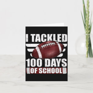 Carte J'ai relevé le défi du football du 100e jour d'éco