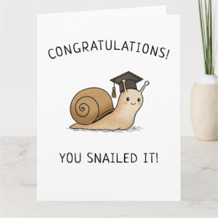 Carte J'ai Réussi la Pun de Remise des Diplômes Nouveau