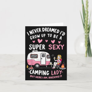 Carte J'ai rêvé que je grandirais pour être une super da
