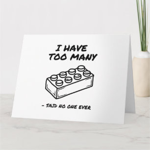 Carte J'Ai Trop De Briques