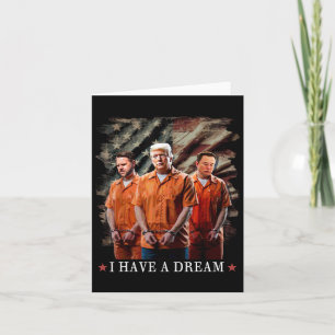 Carte J'Ai Un Rêve Drôle, La Police Trump Dit Citation