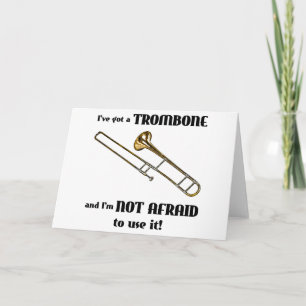 Carte J'ai un Trombone
