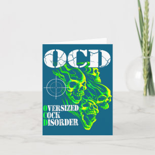 Carte J'ai un trouble Ocd de taille excessive