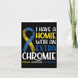 Carte J'Ai Une Maison Avec Un Syndrome De Chromie Supplé