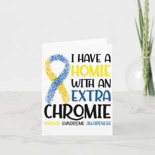 Carte J'Ai Une Maison Avec Un Syndrome De Chromie Supplé