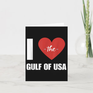 Carte J'Aime Amérique Golfe Du Mexique Président Trump G