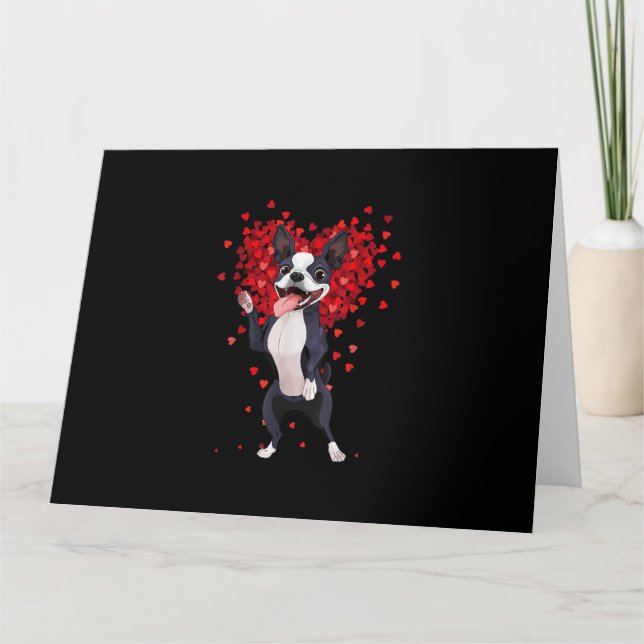 Carte J'aime Cadeau De La Saint-Valentin Drôle De Terrie (Devant)