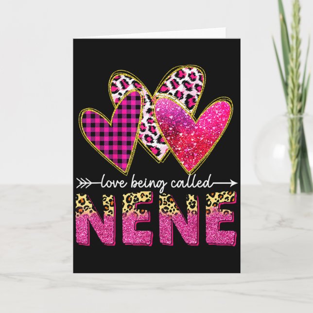 Carte J'aime être appelée Nene Grand-mère Saint-Valentin (Devant)