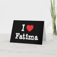 J'aime Fatima coeur T-shirt