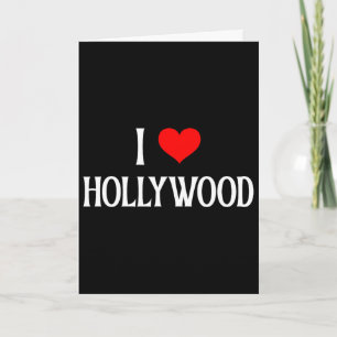 Carte J'aime Hollywood I Heart Hollywood Voyage de Vacan