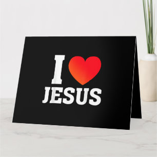 Carte J'aime Jésus