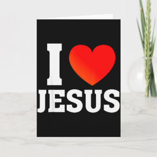 Carte J'aime Jésus