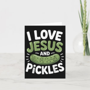 Carte J'Aime Jésus Et Les Piquettes