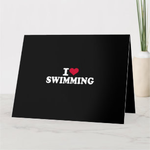 Carte J'aime la natation