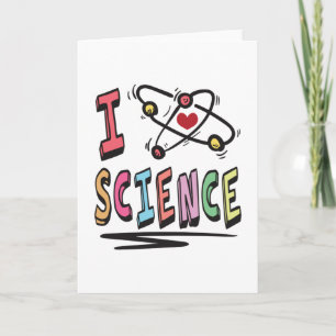Carte J'aime la science