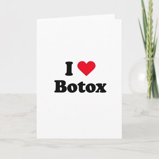 Carte J'aime le botox (Devant)
