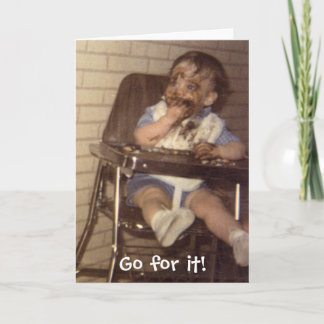 Carte J'aime le chocolat ! , Allez pour lui !