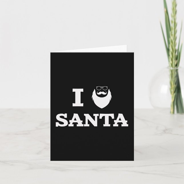 Carte J'aime le Père Noël (Créateur téléchargé)