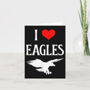 Carte J'aime les aigles Je coeur d'aigles oiseau de P am