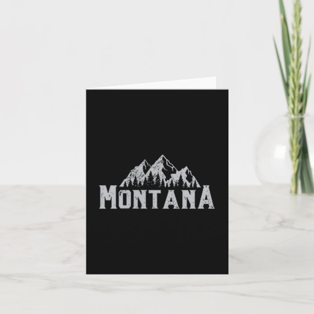 Carte J'aime l'État du Montana Ma Douce Maison Est Calli (Devant)