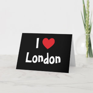 Carte J'aime Londres
