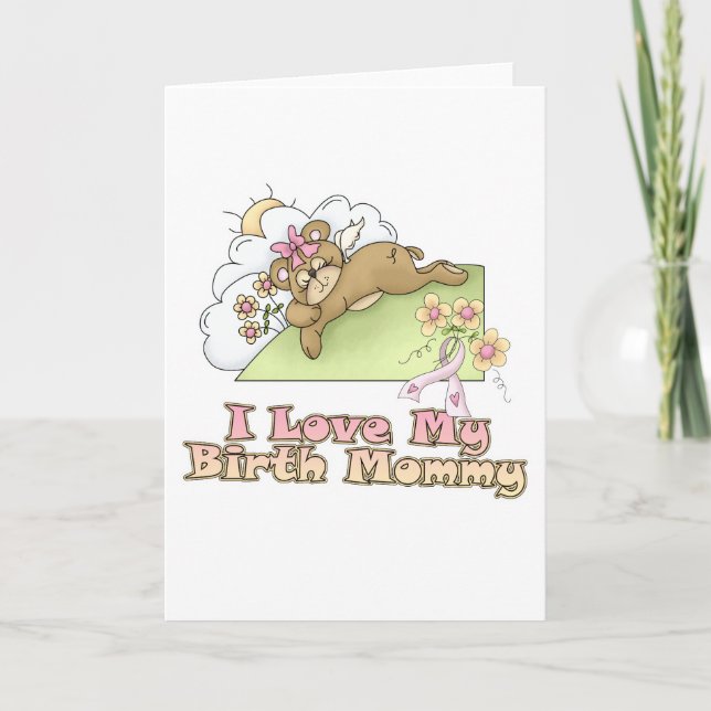 Carte J'Aime Ma Maman Naissance (Devant)