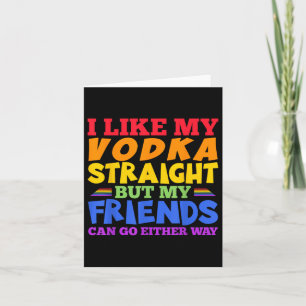 Carte J'Aime Ma Vodka Droit Lgbtq Pride Mois _1