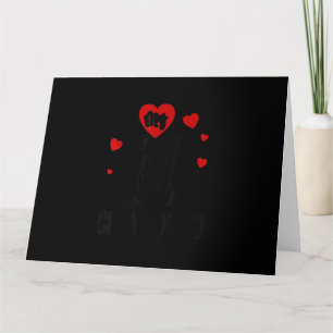 Carte J'Aime Mes Cadeaux Greyhound Pour T-Shirt Amoureux