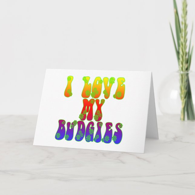 Carte J'Aime Mes Épouses (Devant)