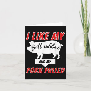 Carte J'Aime Mon Boulet Boulet - Funny Bbq Smoker Barbec
