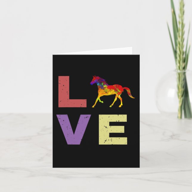 Carte J'Aime Mon Cheval Équitation Équitation équitation (Devant)