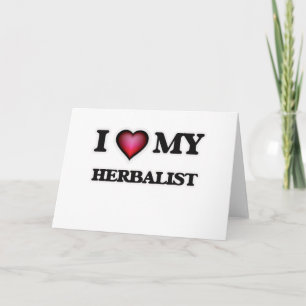 Carte J'aime mon herboriste
