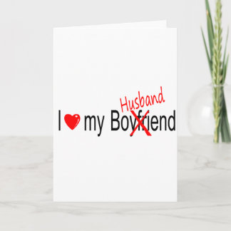 Carte J'aime mon mari