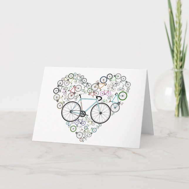 Carte J'aime mon vélo (Devant)
