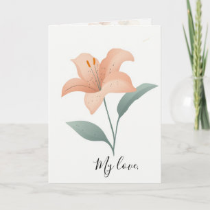 Carte "J'aime notre vie ensemble"