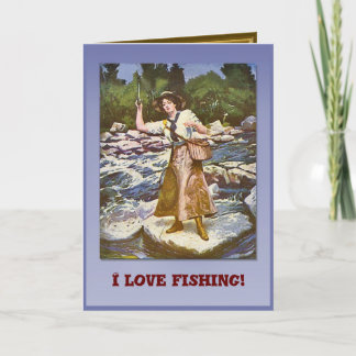 Carte J'aime pêcher